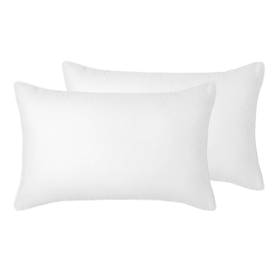Hotel Deluxe Standard Pillowcase Pair White