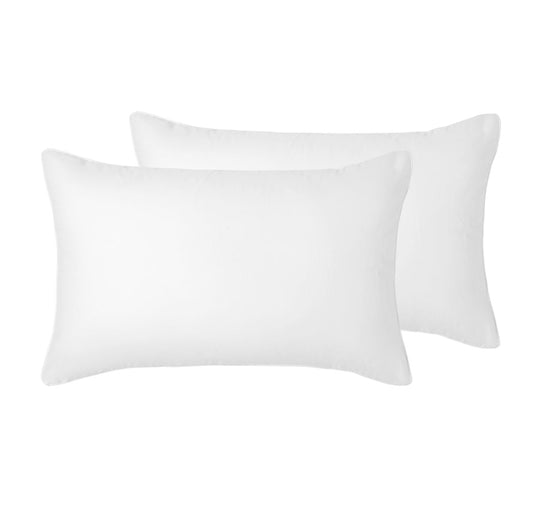Hotel Deluxe Standard Pillowcase Pair White