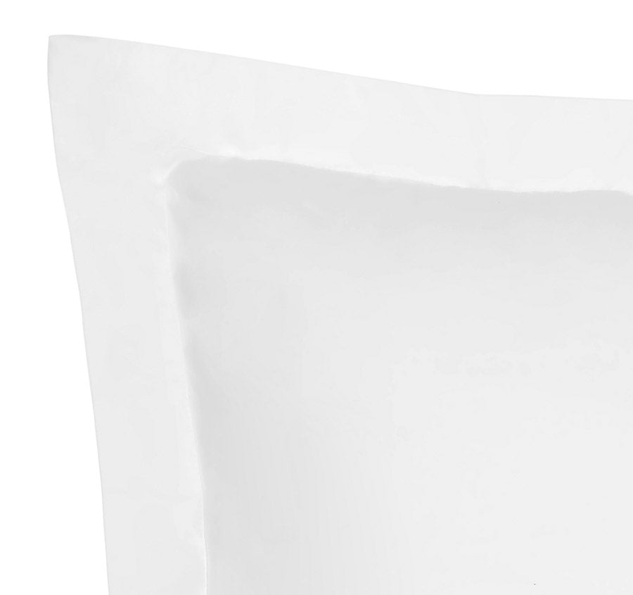 Hotel Deluxe European Tailored Pillowcase Pair White