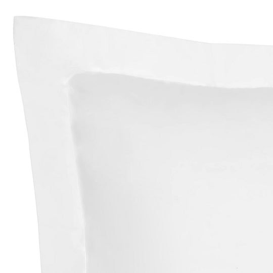 Hotel Deluxe European Tailored Pillowcase Pair White