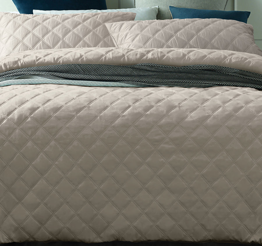 Madison Quilt Cover Set Range Stone