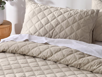 Madison 400TC Bamboo Cotton Quilt Cover Set Range Stone
