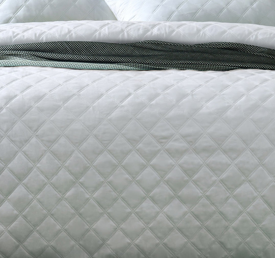 Madison Quilt Cover Set Range White
