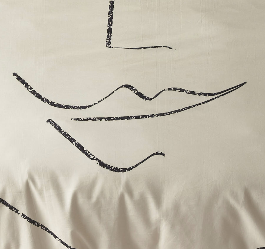 Matisse Quilt Cover Set Range Natural