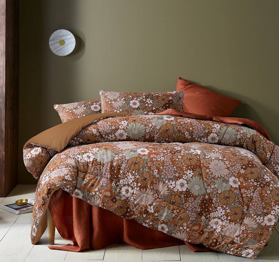 Rainbow Garden Comforter Set Range Autumn
