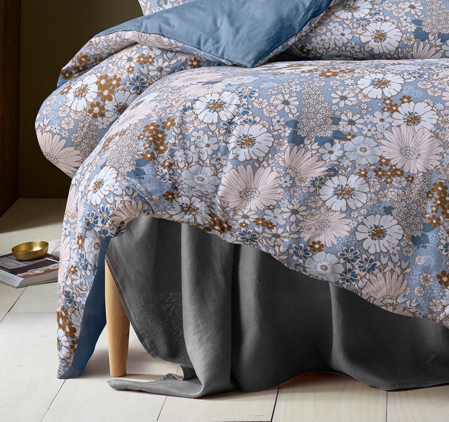 Rainbow Garden Quilt Cover Set Range Blue