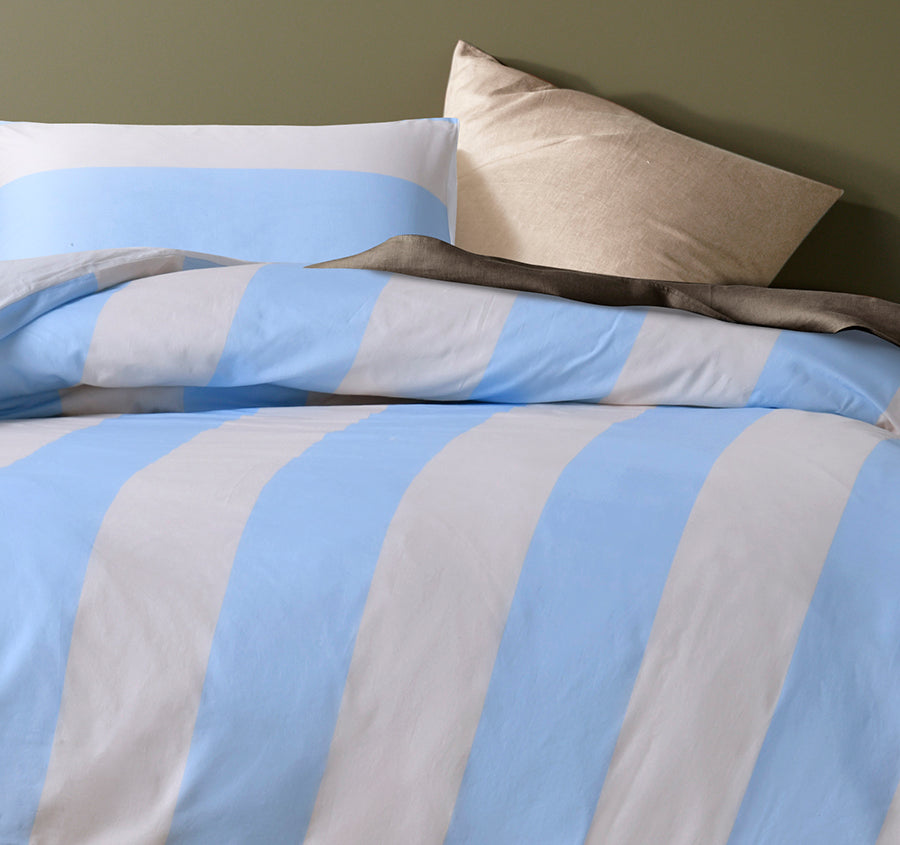Regency Quilt Cover Set Range Blue