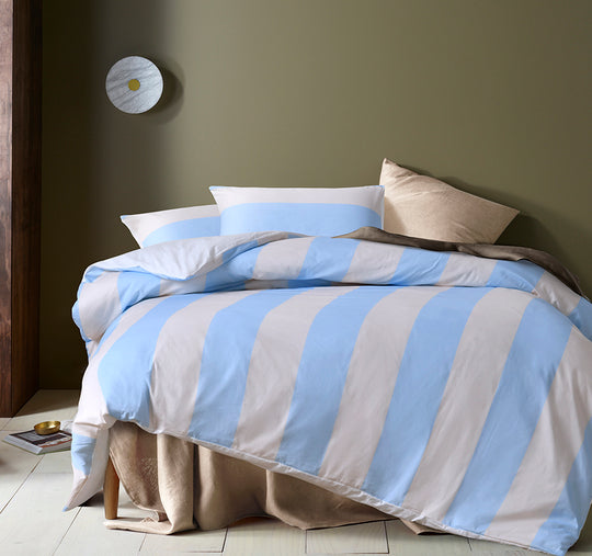 Regency Quilt Cover Set Range Blue