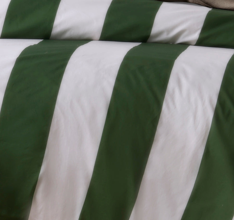 Regency Quilt Cover Set Range Green