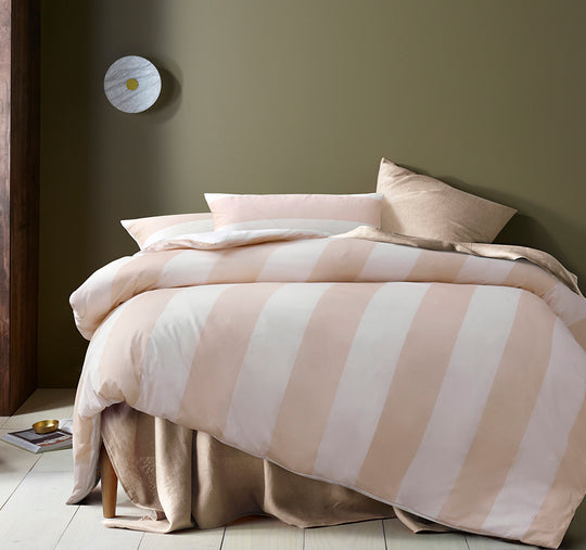 Regency Quilt Cover Set Range Natural