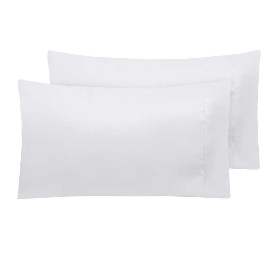 Satin Standard Pillowcase Pair White