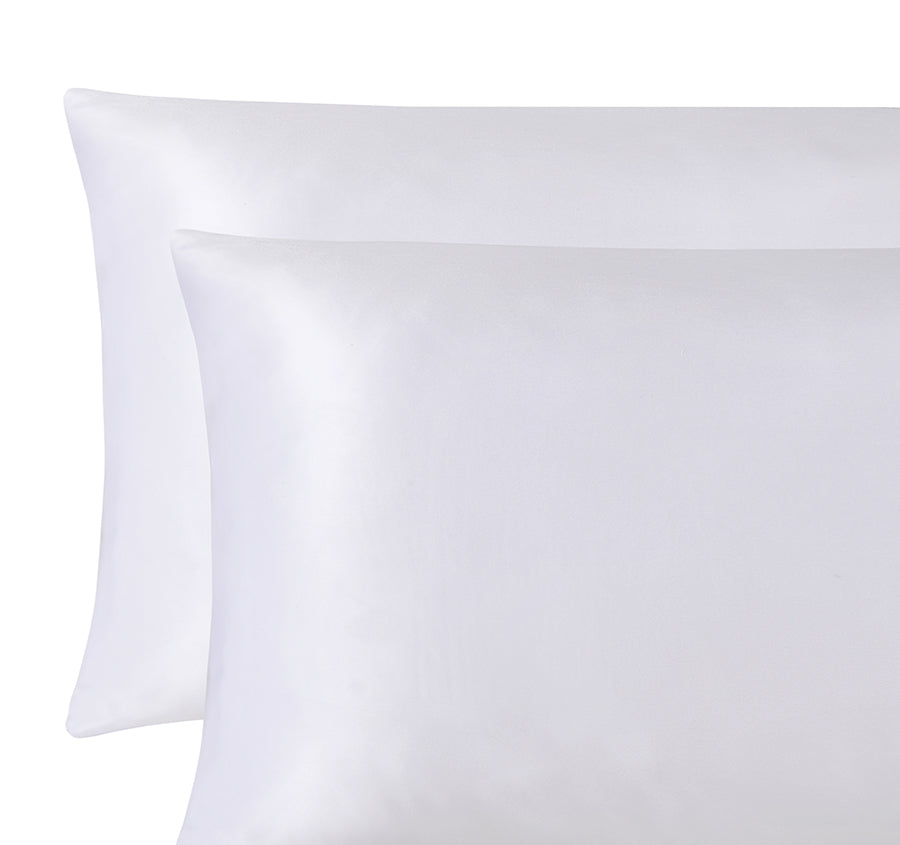 Silk King Pillowcase Pair White