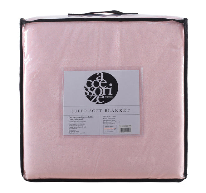 Super Soft Blanket Range Blush