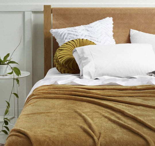 Super Soft Blanket Range Gold Harmony