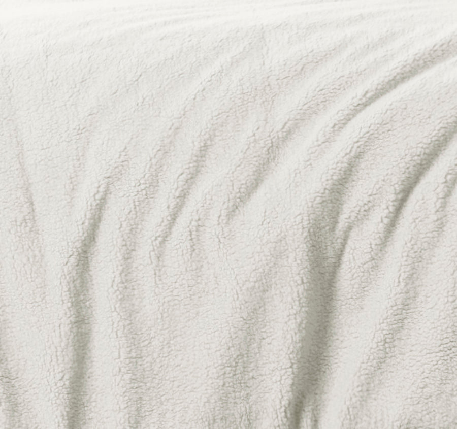 Teddy Quilt Cover Set Range White