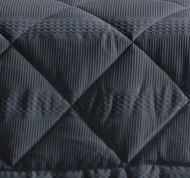 Waffle Stripe Comforter Set Range Slate