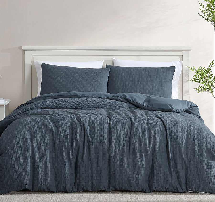 Alexander Quilt Cover Set Range Blue