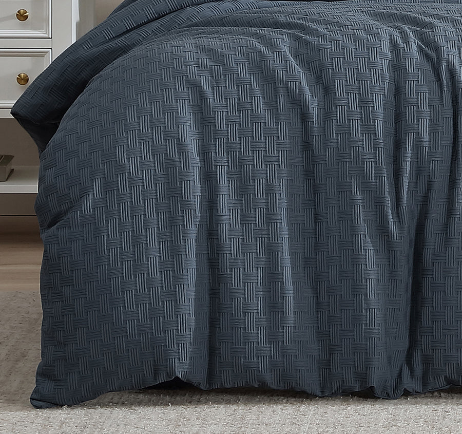 Alexander Quilt Cover Set Range Blue