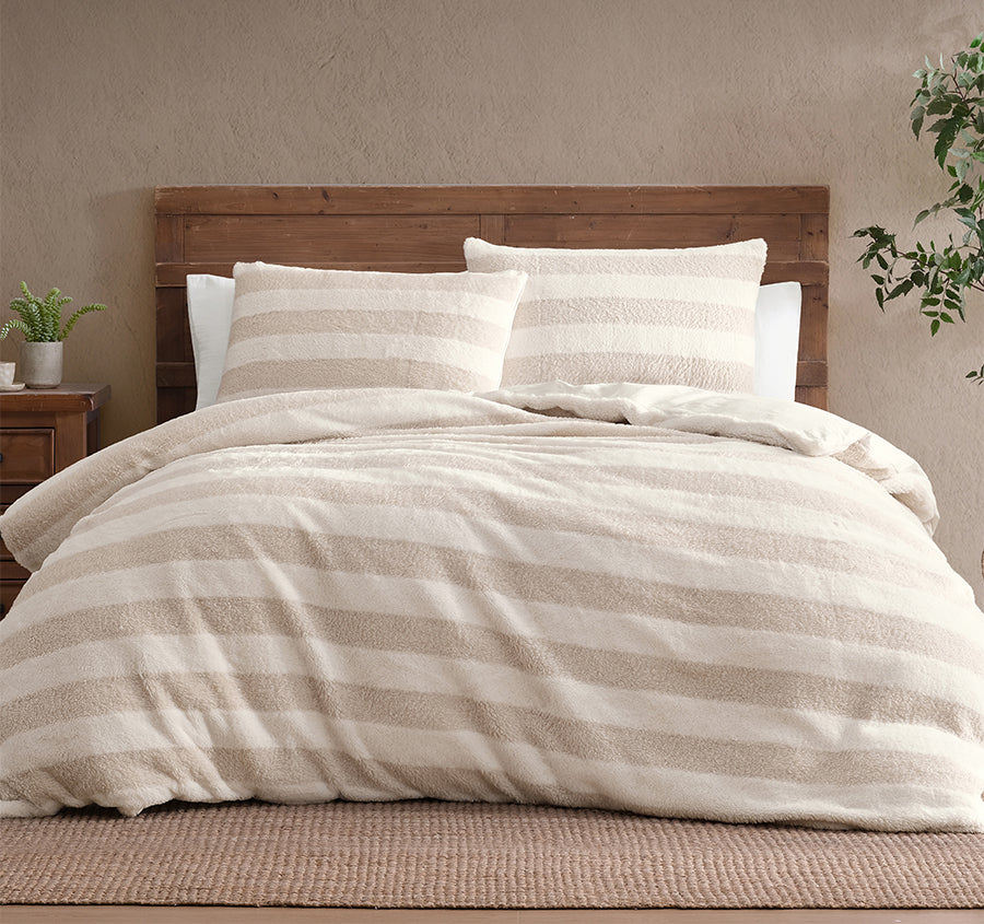Benton Quilt Cover Set Range Beige