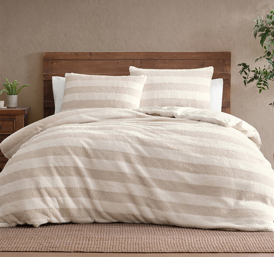 Benton Quilt Cover Set Range Beige