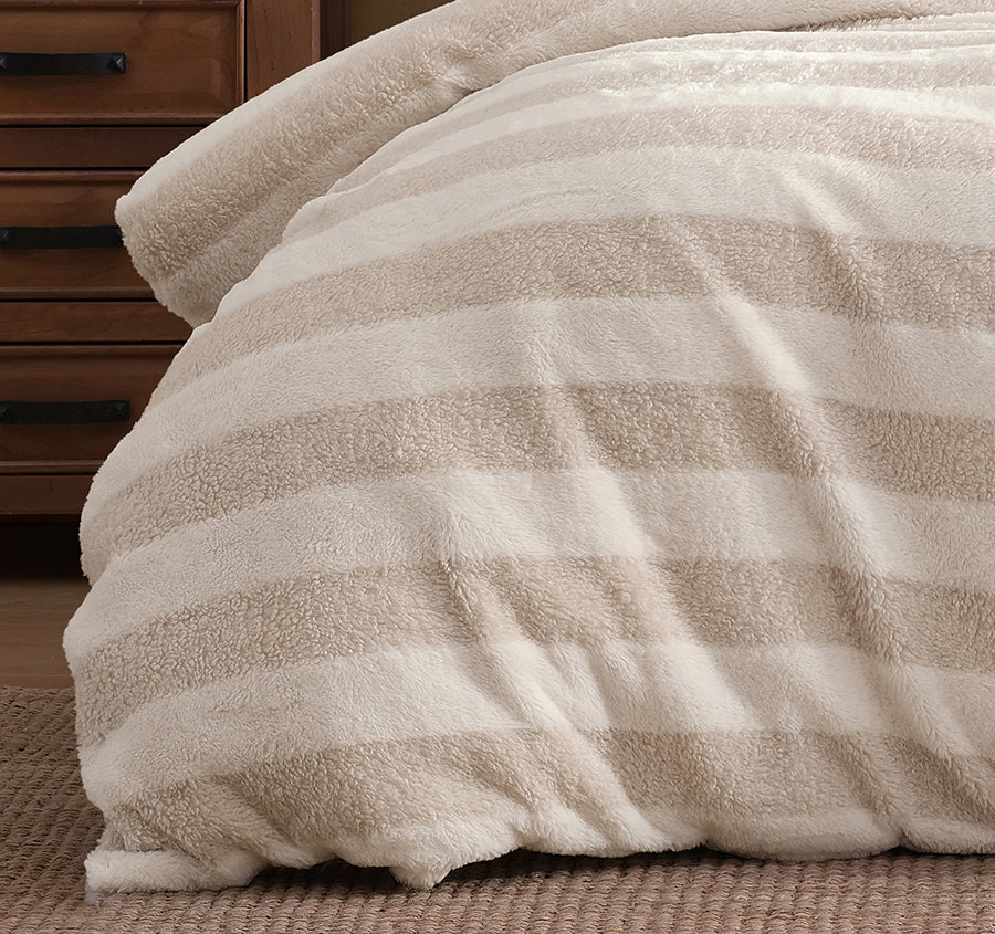 Benton Quilt Cover Set Range Beige
