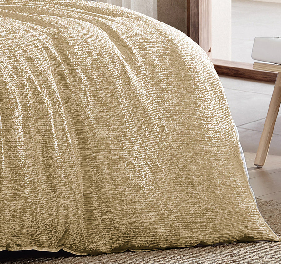Boardwalk Quilt Cover Set Range Yellow