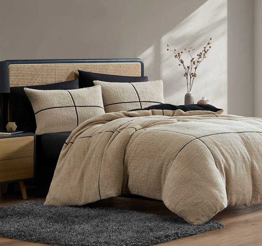 Makai Quilt Cover Set Range Natural