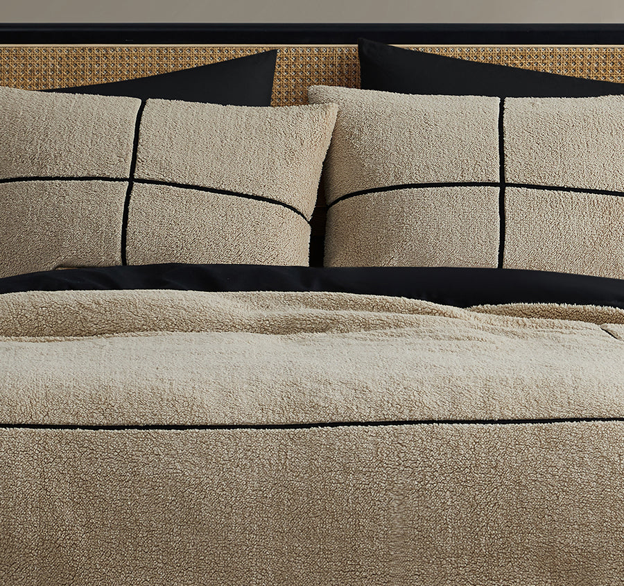 Makai Quilt Cover Set Range Natural