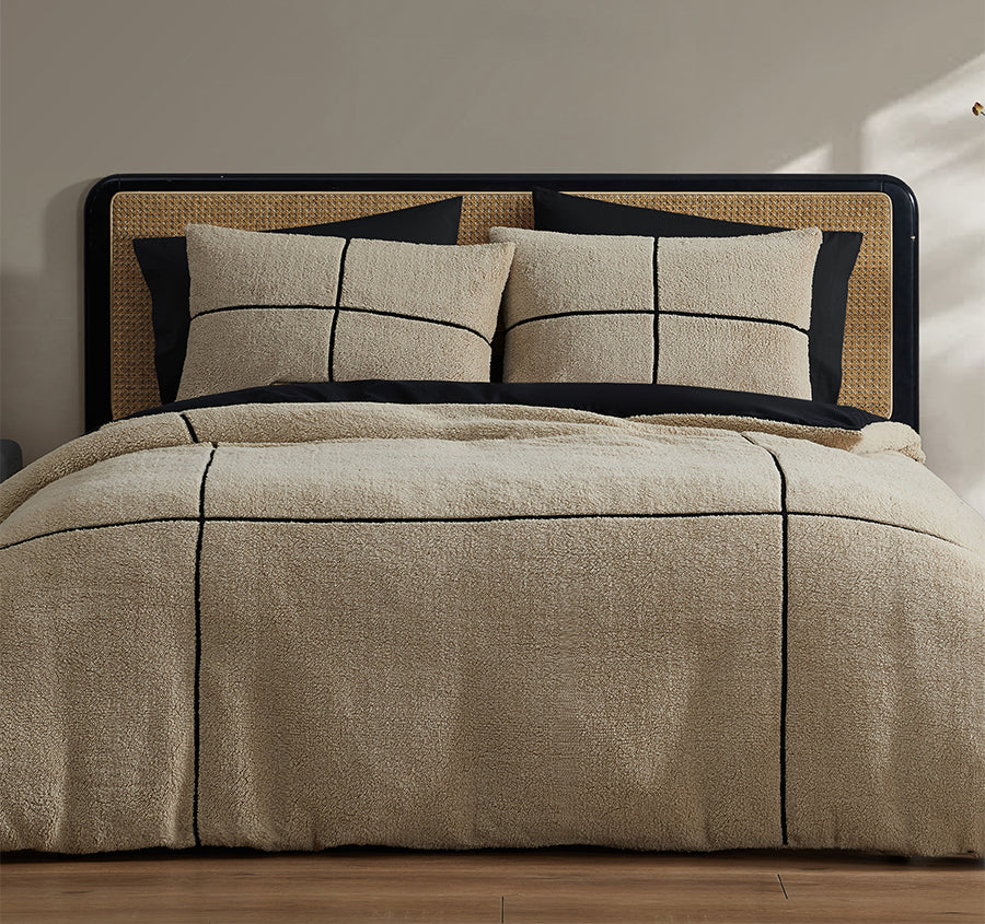 Makai Quilt Cover Set Range Natural