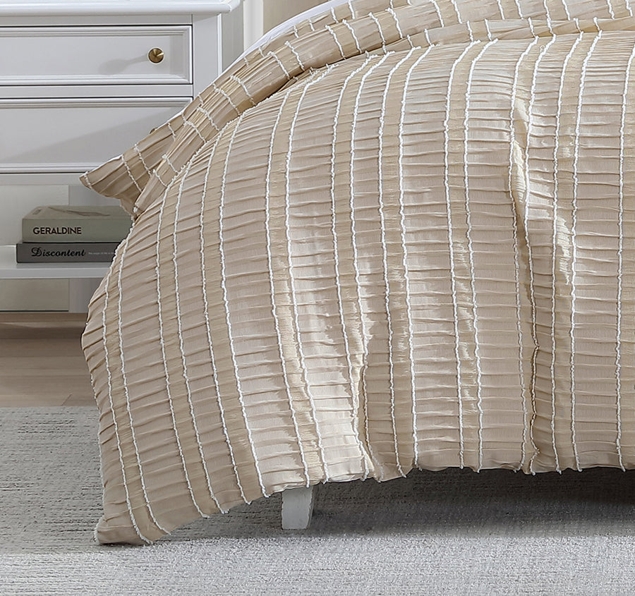 Miles Quilt Cover Set Range Yellow
