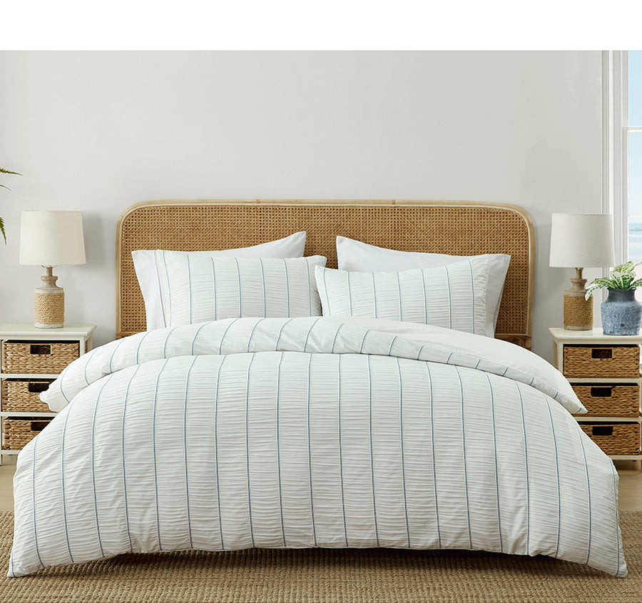 Potts Bay Quilt Cover Set Range Blue