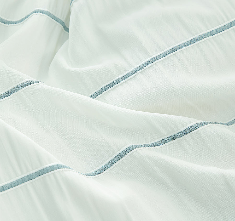 Potts Bay Quilt Cover Set Range Blue