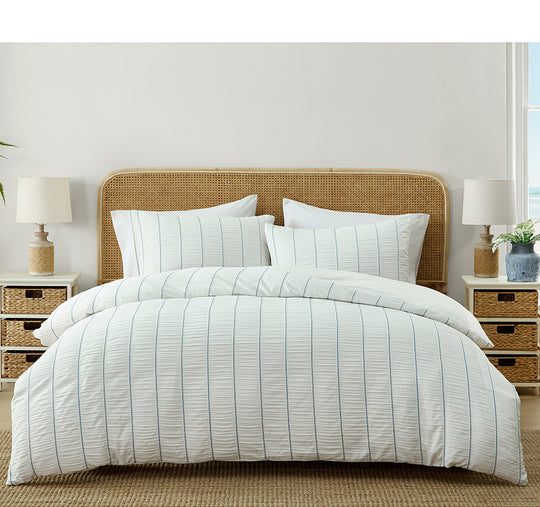 Potts Bay Quilt Cover Set Range Blue