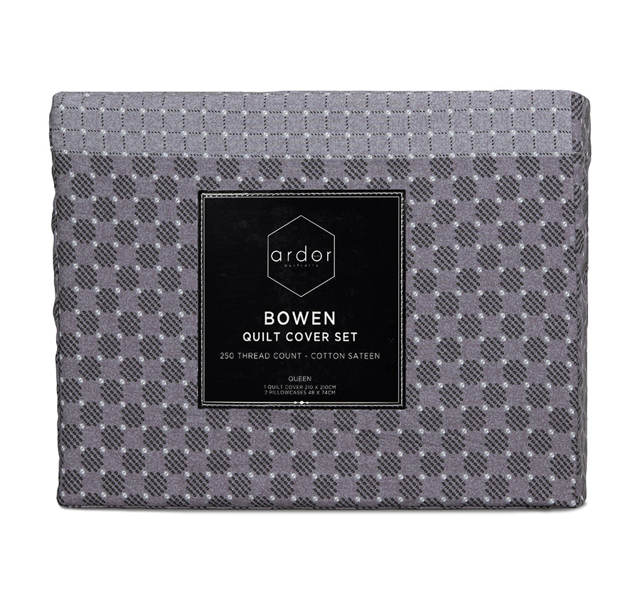 Bowen Quilt Cover Set Range
