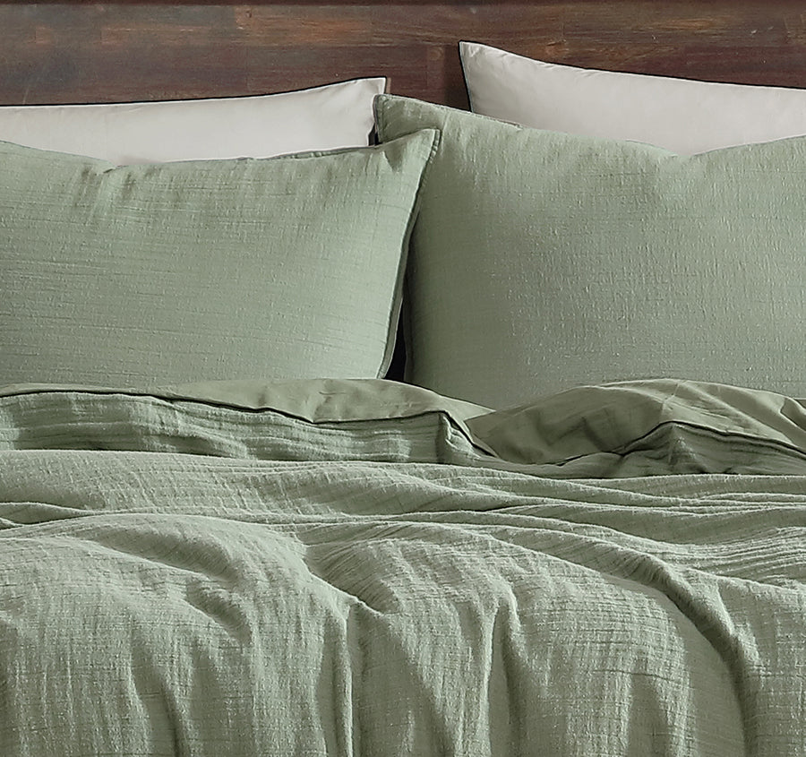Earth Quilt Cover Set Range Olive