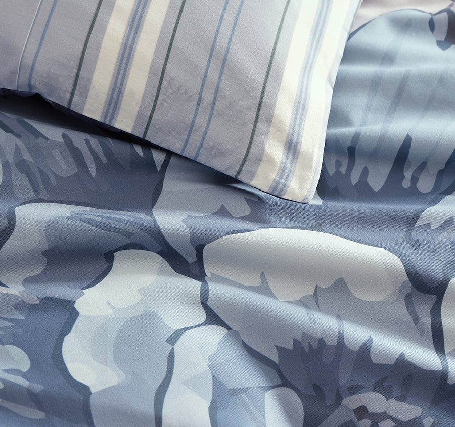 Elyce Quilt Cover Set Range Lilac