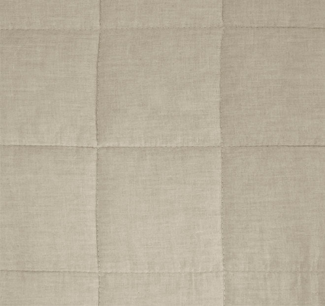 Harley Washed Cotton Queen Bed and King Bed Coverlet Set Nude