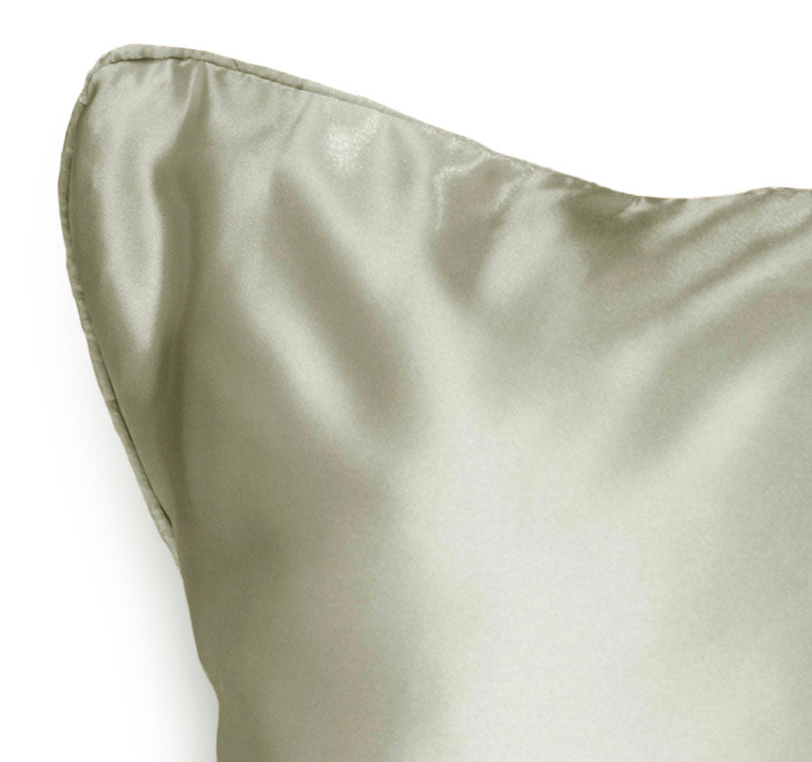 Silk Pillowcase and Eye Mask Set Silver Nights