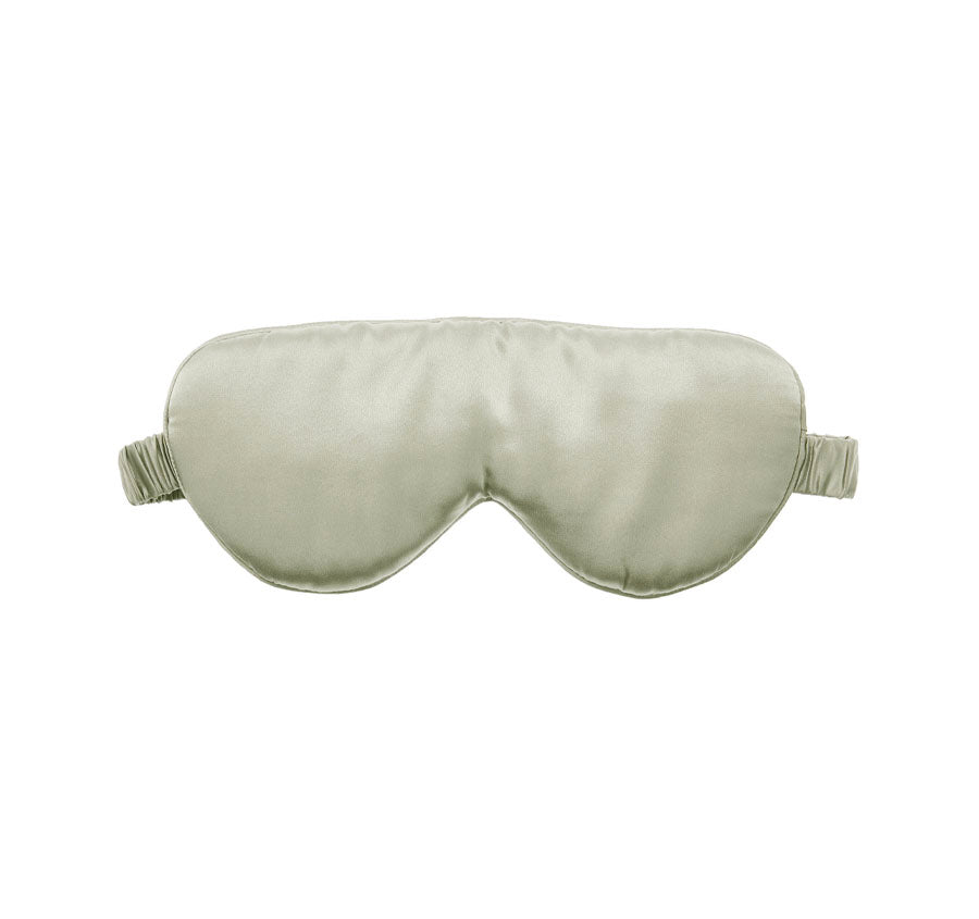 Silk Pillowcase and Eye Mask Set Silver Nights