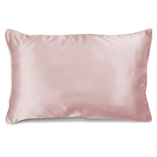 Silk Pillowcase and Eye Mask Set Soft Pink