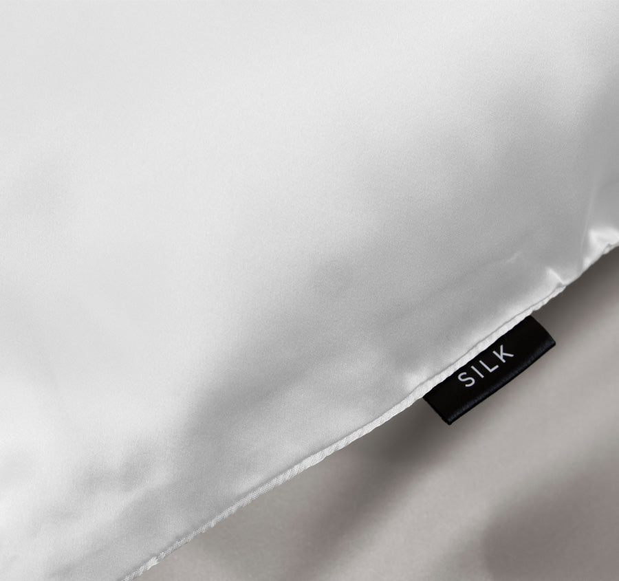 Silk Standard Pillowcase White