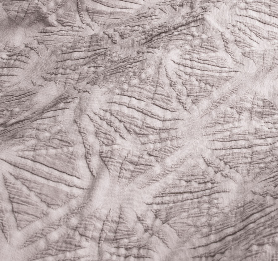 Cabo Quilt Cover Set Range Dusty Mauve