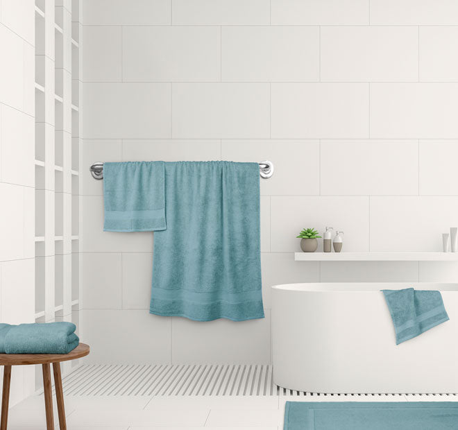 St Regis 600GSM Bath Towel Range Mist