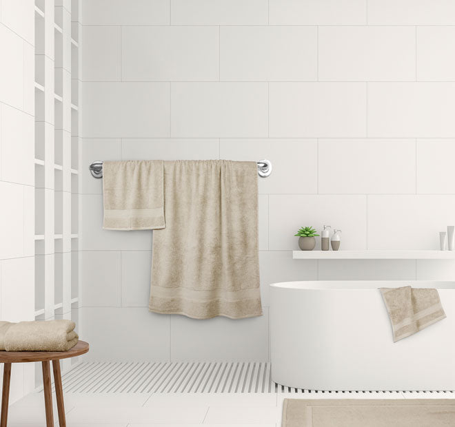 St Regis 600GSM Bath Mat Stone