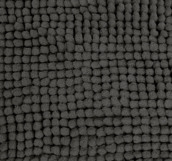 Toggle 1600GSM Microfibre Non-Slip Bath Mat Range Charcoal