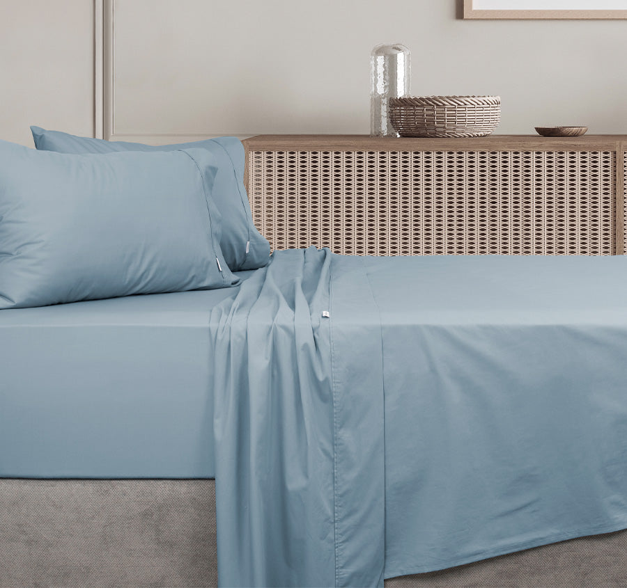 Tuscan Collection Sheet Set Range Faded Denim