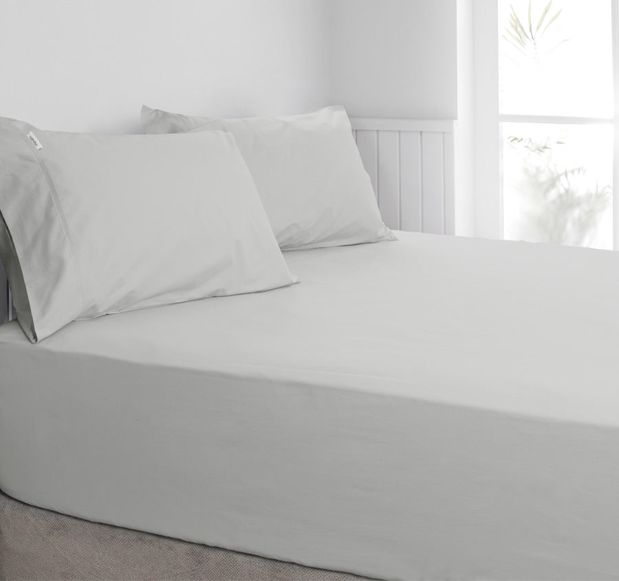 Tuscan Collection Fitted Sheet Combo Set Range Silver