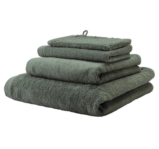 London 600GSM Egyptian Combed Cotton Bath Towel Range Forest