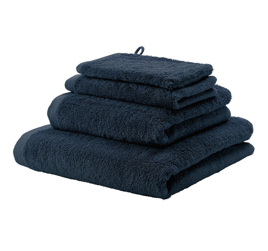 London 600GSM Egyptian Combed Cotton Bath Towel Range Indigo