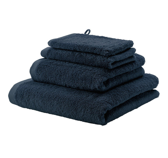 London 600GSM Egyptian Combed Cotton Bath Towel Range Indigo